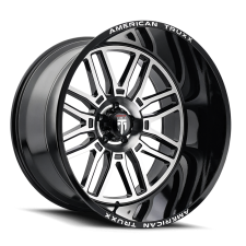 AMERICAN TRUXX (GLOSS BLACK MACHINED) Wheels