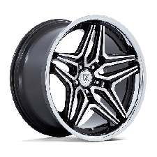 Asanti Black AB046 DUKE (GLOSS BLACK MACHINED) Wheels
