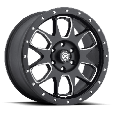 ATX Series AX196 (SATIN BLACK WITH MILLED ACCENTS) Wheels