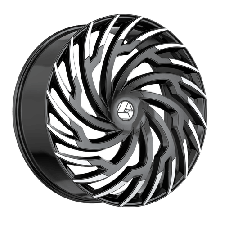 AZARA AZA-536BM (Gloss Black Machined) Wheels