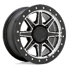 Black Rhino Hard Alloys - UTV WEBB UTV (GLOSS BLACK WITH MACHINED FACE) Wheels