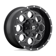 Fuel 1PC D525 REVOLVER (MATTE BLACK MILLED) Wheels