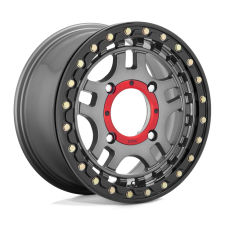 KMC Powersports KS240 RECON BEADLOCK (GUN METAL WITH GLOSS BLACK RING) Wheels