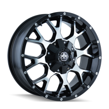MAYHEM 8015 (GLOSS BLACK MACHINED) Wheels