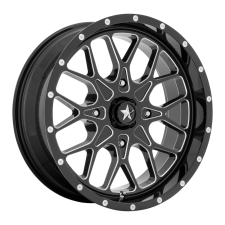 MSA Offroad Wheels M45 PORTAL (GLOSS BLACK MILLED) Wheels