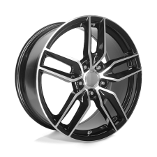 Performance Replicas PR160 (GLOSS BLACK WITH MACHINED SPOKES) Wheels