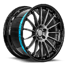 Sentali Barrel Forged SB2 (Gloss Black Lip / Matte Gunmetal Centre) Wheels