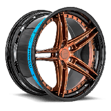 Sentali Barrel Forged SB3 (Gloss Black Lip / Gloss Bronze Centre) Wheels