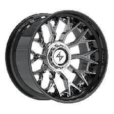 SENTALI BFX BFX2 (Gloss Black Lip / Chrome Centre) Wheels