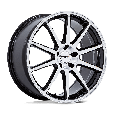 TSW TW004 CANARD (GLOSS BLACK W/ MACHINED FACE) Wheels