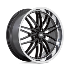 US Mag 1PC U138 SANTA CRUZ (GLOSS BLACK WITH DIAMOND CUT LIP) Wheels