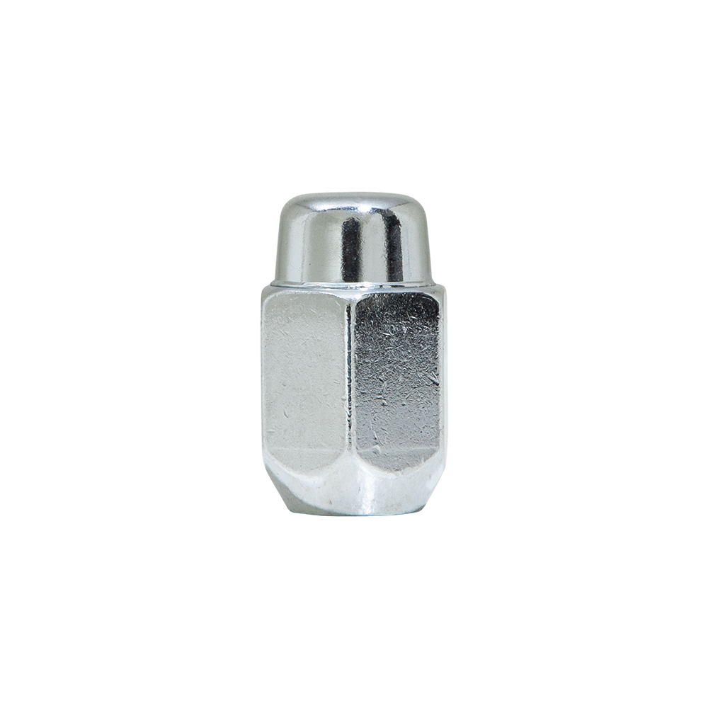 acorn lug 13/16" 12-1.25 chr bulk