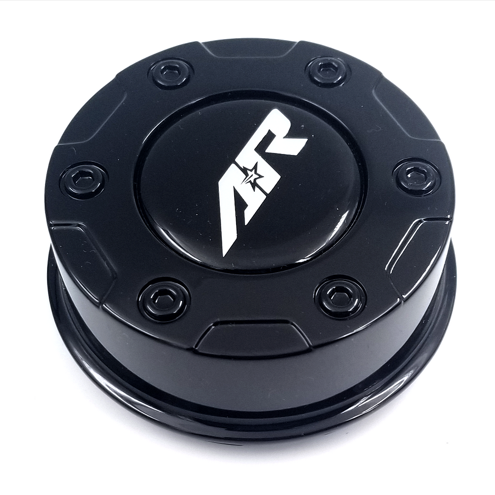 ar cap 3.26'' black snap in ar logo