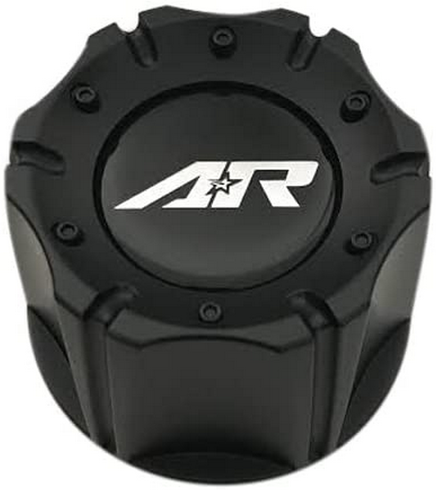 ar cap 3.42'' s-blk snap in plastic