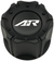 ar cap 3.42'' s-blk snap in plastic