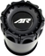 ar cap 5.15'' satin black push thru long