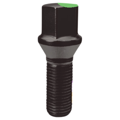 bolt cone 17mm 14-1.50 blk 32mm bulk
