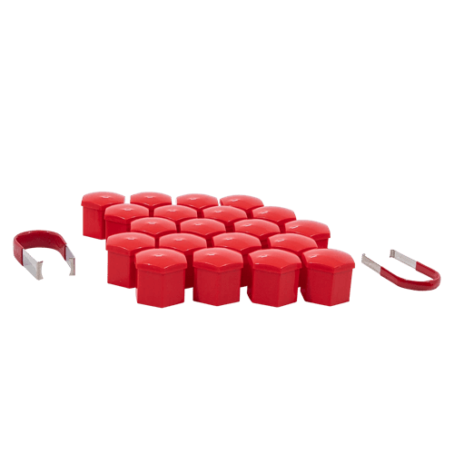 21mm hex cap set red clam