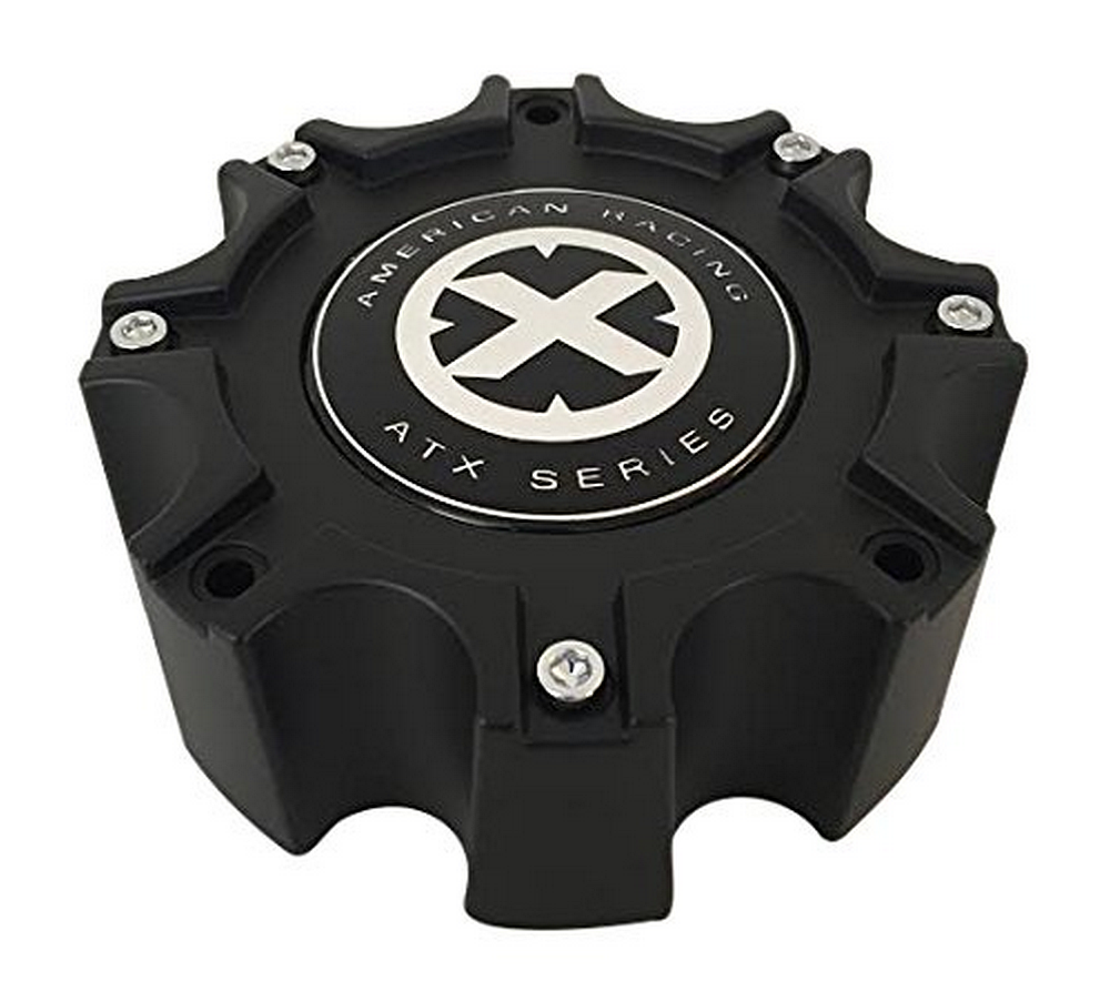 atx cap matte black 8 lug
