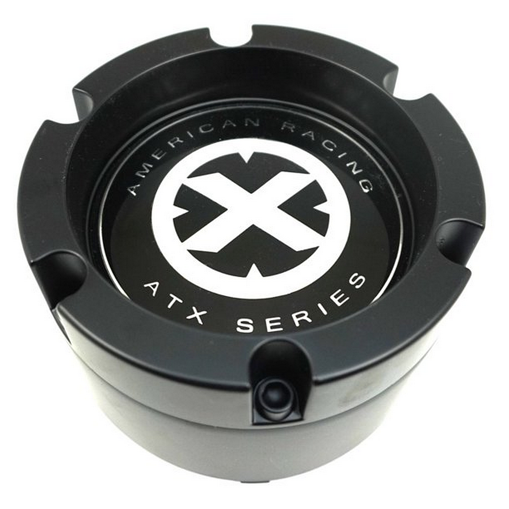 atx cap style b black 8 lug