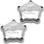 ar cap bonneville flat tt chrome pair