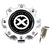 atx cap chrome/pvd front dually
