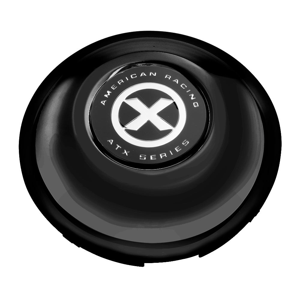 atx front snap in 5 tab cap black