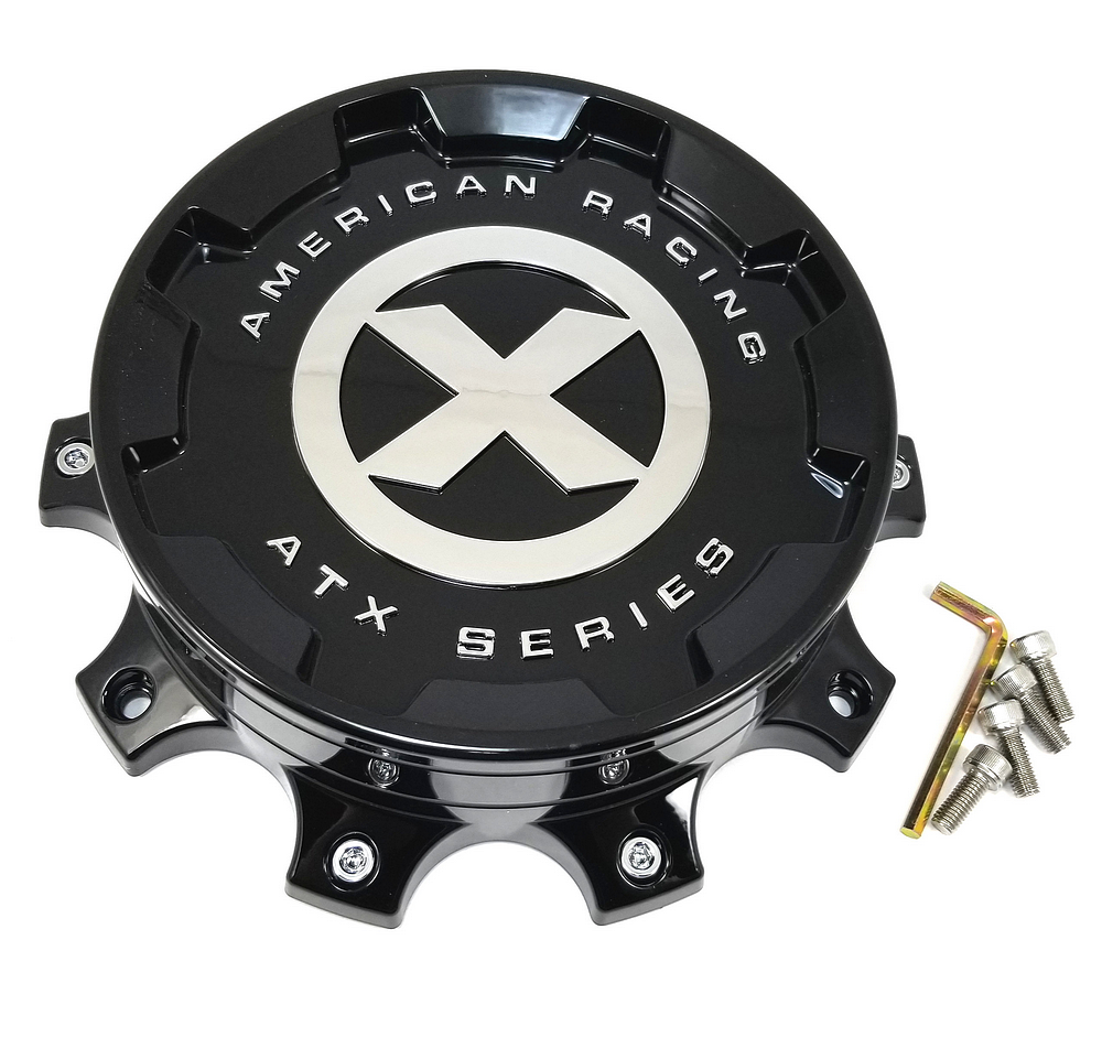 atx screw on front cap gloss black