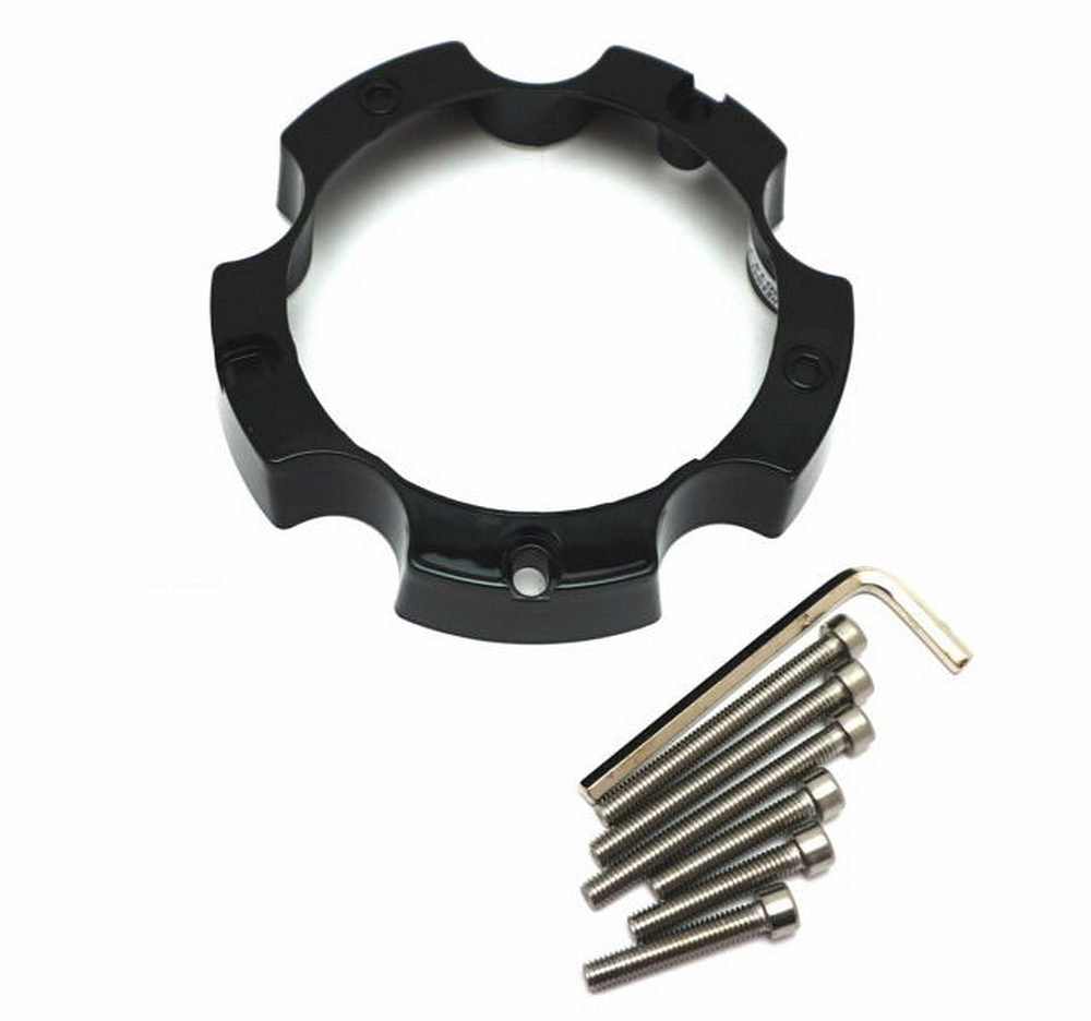 cap spacer 5x5.5/150 lug - gloss black