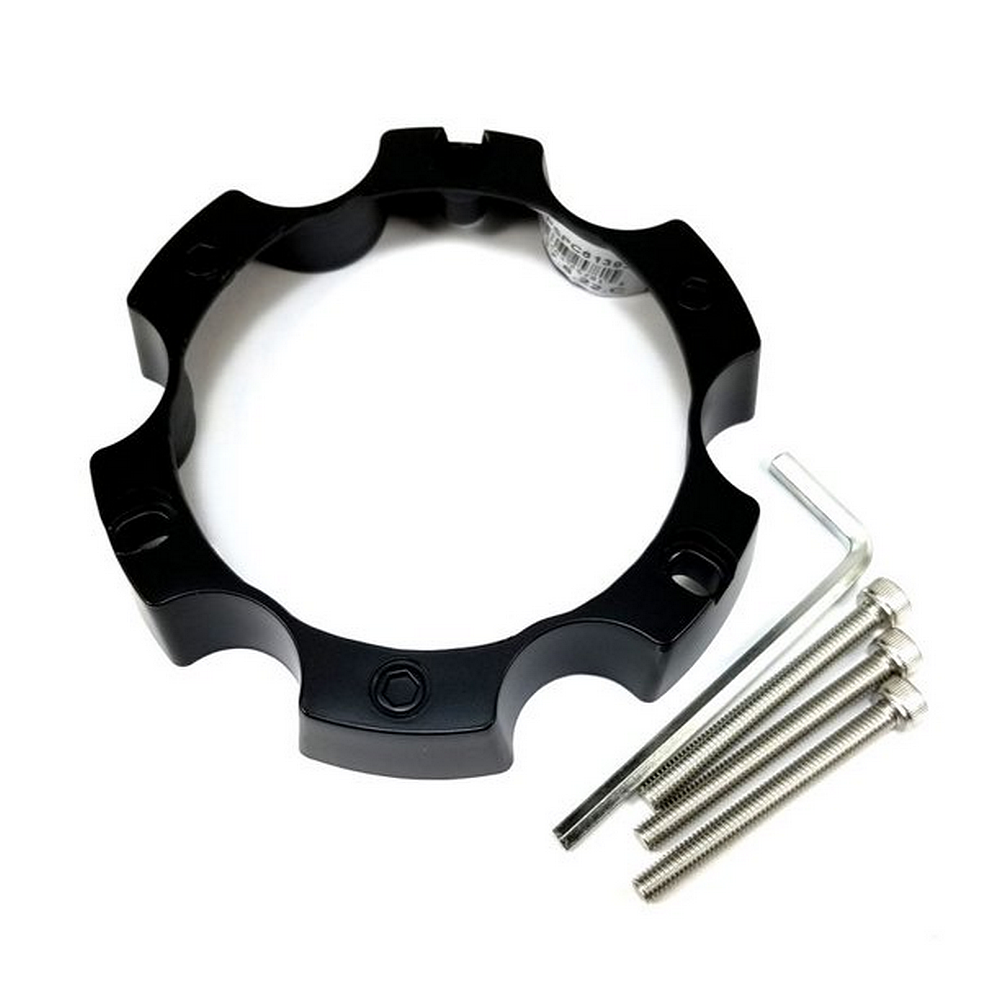 cap spacer 6x5.5 lug - satin black