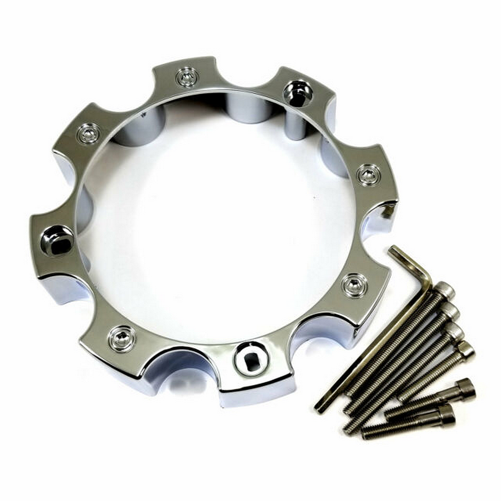 8 lug cap spacers 145mm chrome