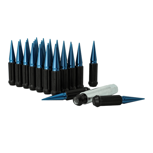 8 lug 14-1.50 spike lug kit blue