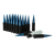 8 lug 14-1.50 spike lug kit blue