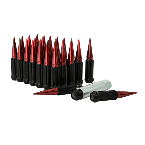 8 lug 14-1.50 spike lug kit red