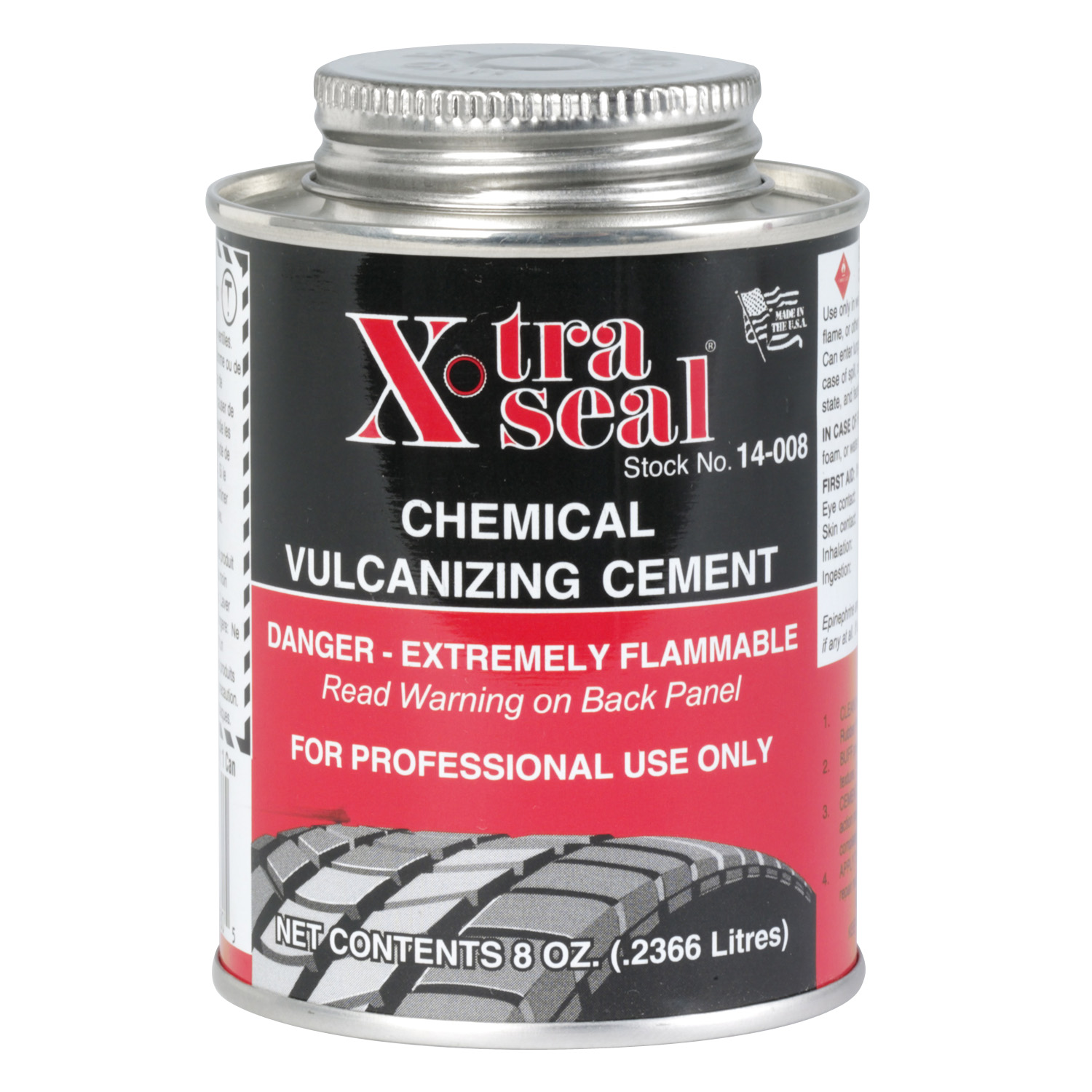 8 oz vulcanizing cement flammable (ea)