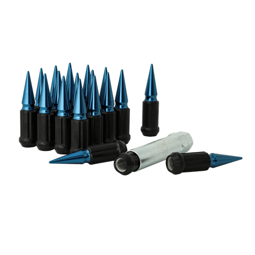 5 lug 12-1.50 short spike kit blue