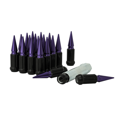5 lug 12-1.50 short spike kit purple